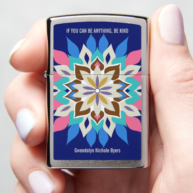 Blue Bayou  Zippo Lighter (In Hand)