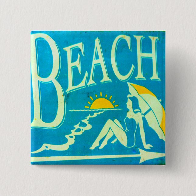 blue beach button (Front)