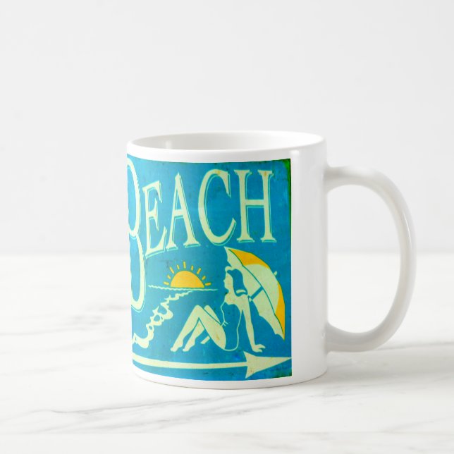 blue beach mug (Right)