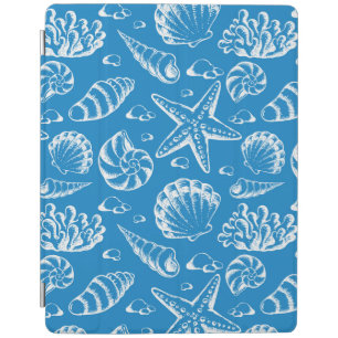 Blue Beach Pattern iPad Smart Cover