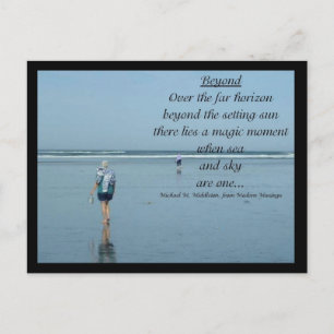 Blue Beach Postcard