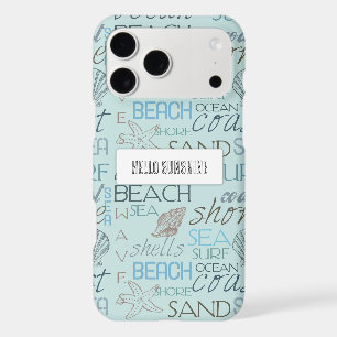 Blue Beach Shells Ocean Coast iPhone 17 Pro Max Case