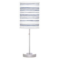 Blue Beach Stripes Table Lamp