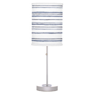 Blue Beach Stripes Table Lamp