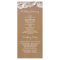 Blue Beach Waves and Sand Wedding Programs