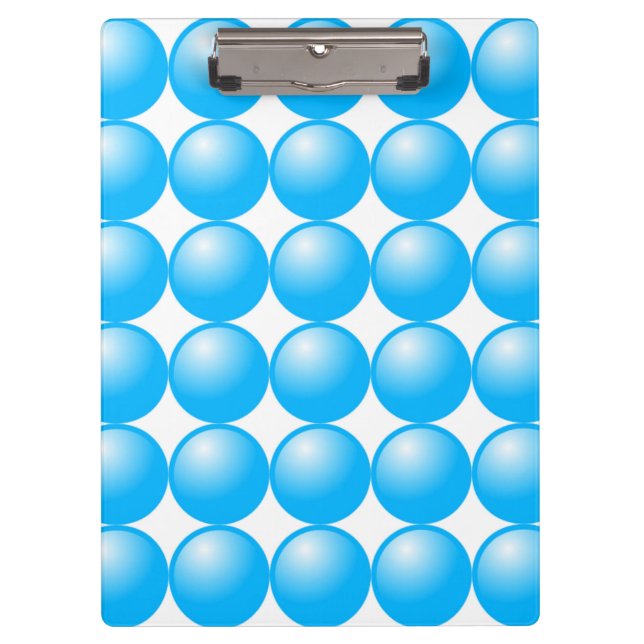 BLUE BEADS CLIPBOARD (Front)