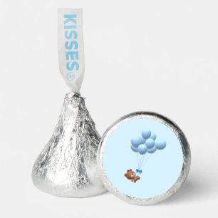 Blue Bear and Balloons Shower Favor