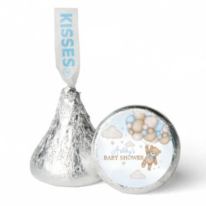 Blue Bear Balloons Baby Shower Hershey®'s Kisses®