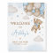 Blue Bear Balloons Baby Shower Welcome Sign