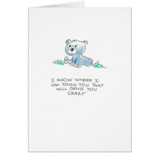 Blue bear touch cards