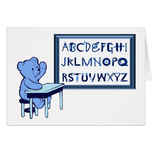 Blue Bear's Toolbox Alphabet Cards (Front Horizontal)