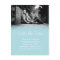 Blue & Beautiful Swirl Save the Date Announcement
