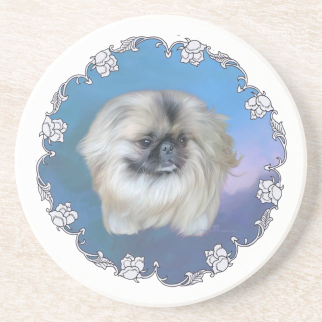 Blue Beauty Drink Coaster (Front)