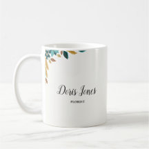 Blue beauty flower fall leaves