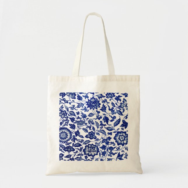 Blue Beauty Tote Bag (Front)