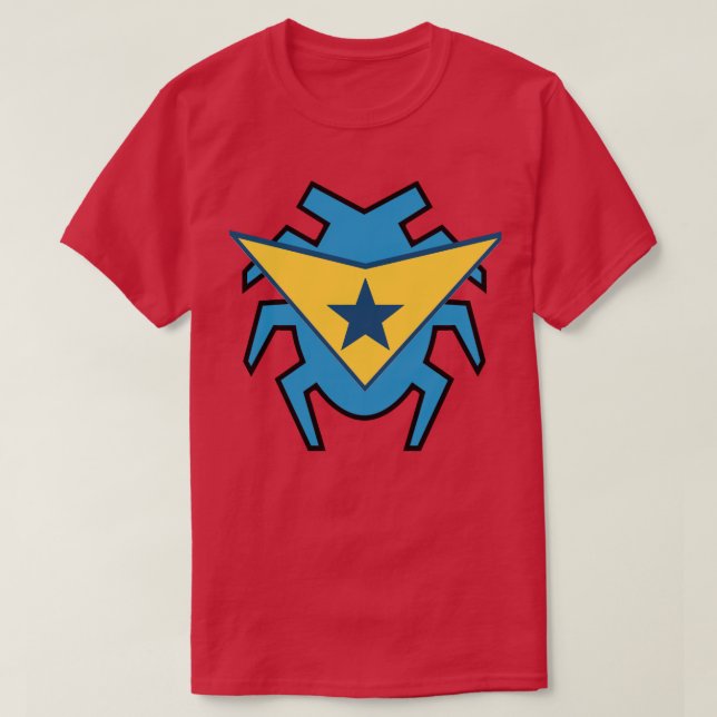 Blue Beetle and Booster Gold T-Shirt (Design Front)