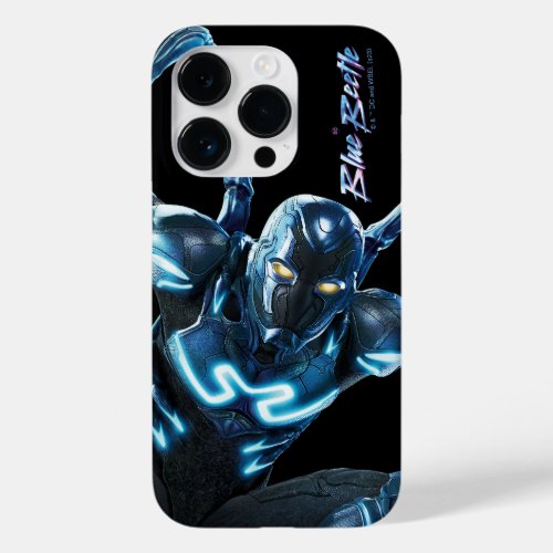 Blue Beetle Leaping Character Art Case_Mate iPhone 14 Pro Case