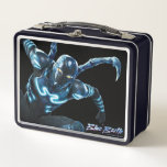 Blue Beetle Leaping Character Art Metal Lunch Box at Zazzle