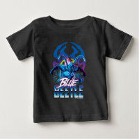 Blue Beetle Retrowave City Sunset