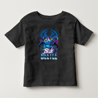 Blue Beetle Retrowave City Sunset Toddler T-shirt