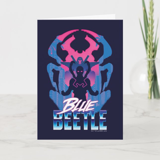 Blue Beetle Retrowave Versus Graphic Card (Front)