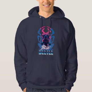 Blue Beetle Retrowave Versus Graphic Hoodie