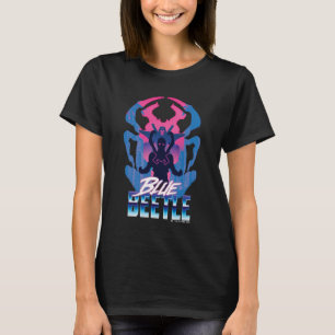 Blue Beetle Retrowave Versus Graphic T-Shirt