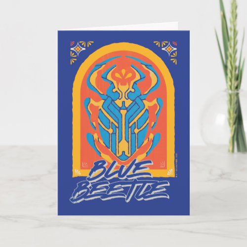 Blue Beetle Scarab Talavera Graphic Card