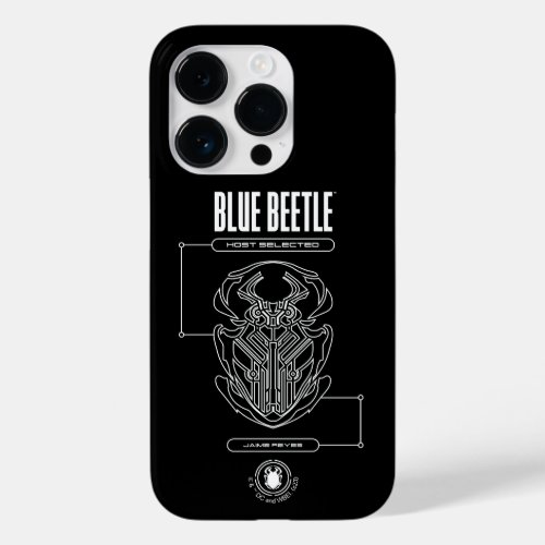 Blue Beetle Scarab Tech Graphic Case_Mate iPhone 14 Pro Case