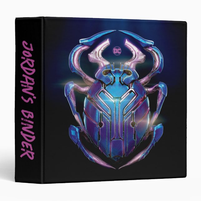 Blue Beetle Scarab Theatrical Poster 3 Ring Binder (Front/Spine)