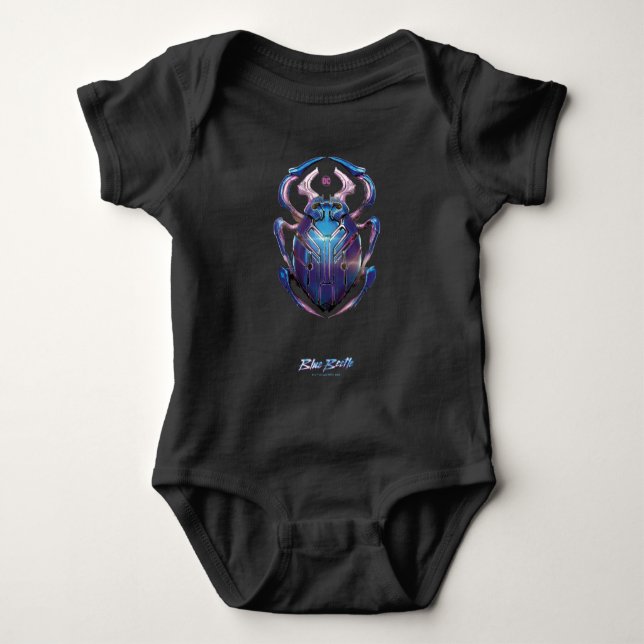 Blue Beetle Scarab Theatrical Poster Baby Bodysuit (Front)