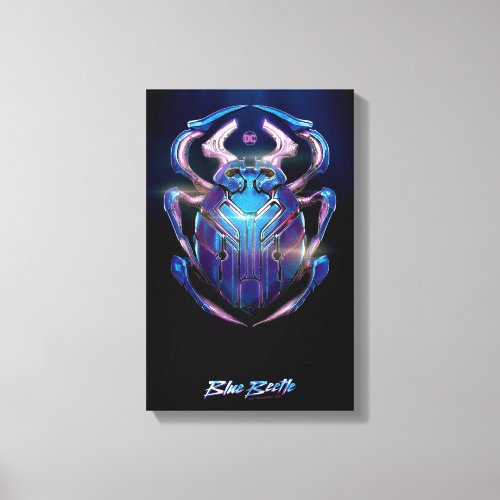 Blue Beetle Scarab Theatrical Poster Canvas Print