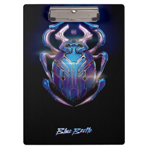 Blue Beetle Scarab Theatrical Poster Clipboard