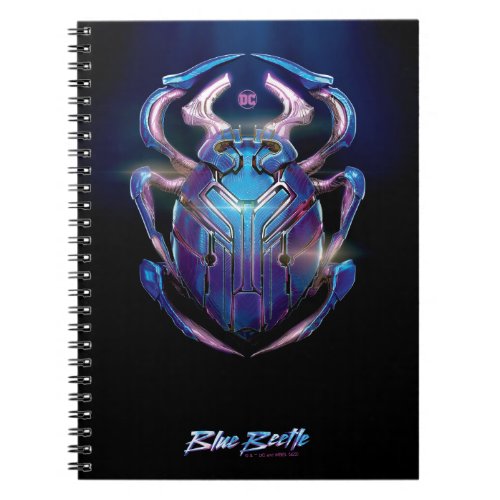 Blue Beetle Scarab Theatrical Poster Notebook