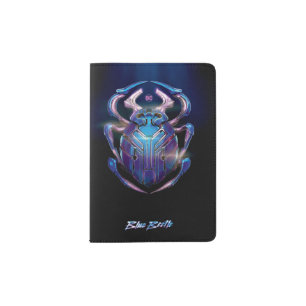 Blue Beetle Scarab Theatrical Poster Passport Holder
