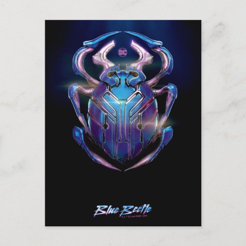 Blue Beetle Scarab Theatrical Poster Postcard