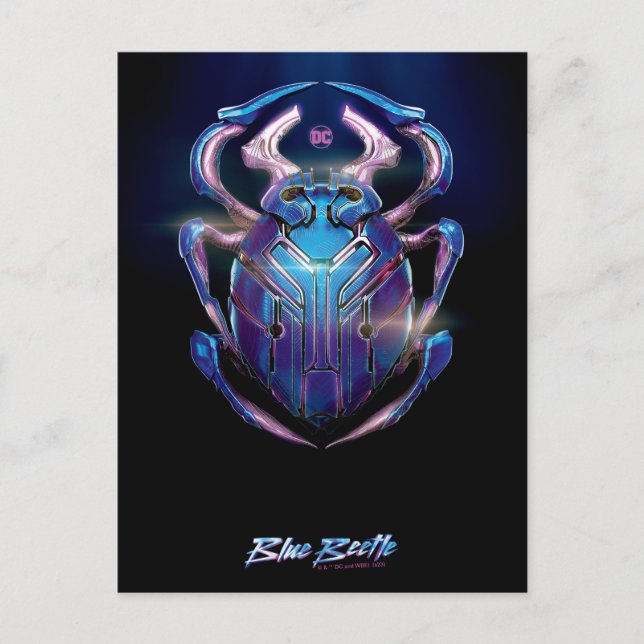 Blue Beetle Scarab Theatrical Poster Postcard (Front)