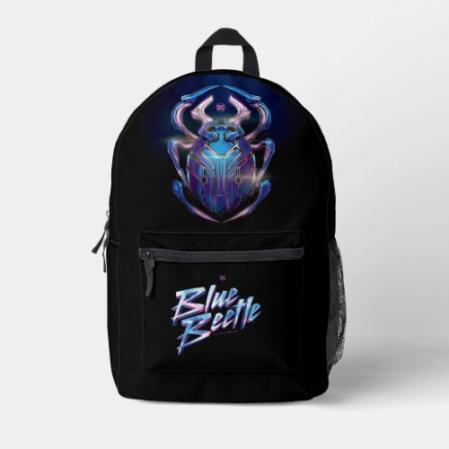 Blue Beetle Scarab Theatrical Poster Printed Backpack