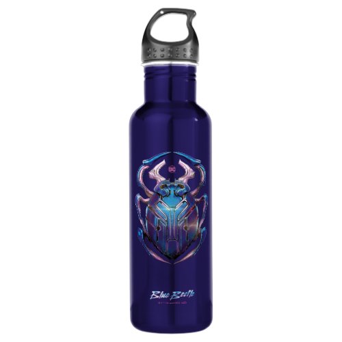 Blue Beetle Scarab Theatrical Poster Stainless Steel Water Bottle