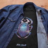Blue Beetle Scarab Theatrical Poster T-shirt at Zazzle