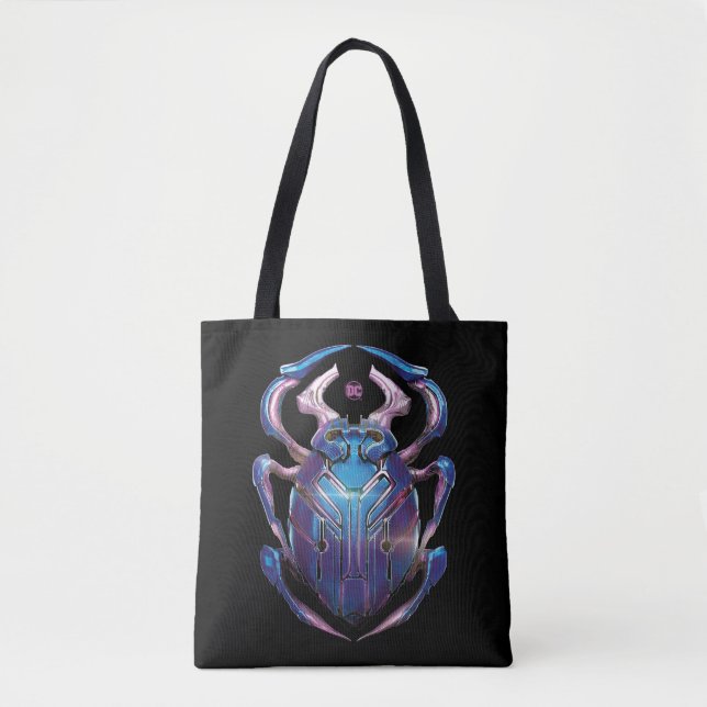 Blue Beetle Scarab Theatrical Poster Tote Bag (Front)