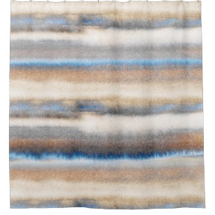 Abstract Soft Hues Gray Beige Steel Blue & Brown Bath Towel Set, Zazzle