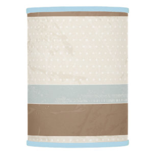 Blue Beige Brown Soft Polka Dots Retro Background Lamp Shade