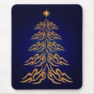 Blue Bell Christmas Tree Mouse Pad