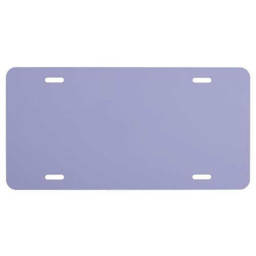 Blue bell solid color  license plate