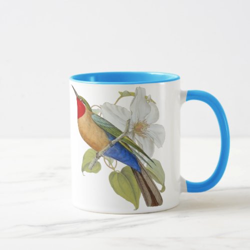 Blue Bellied Bee Eater and Empress of India Mug