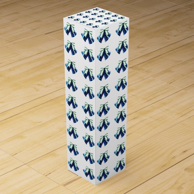 Blue Bells Wine Gift Box (Back)