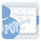 Blue Belly Bump Baby Shower Favor Stickers