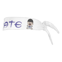 Blue Belt Karate Head Wrap