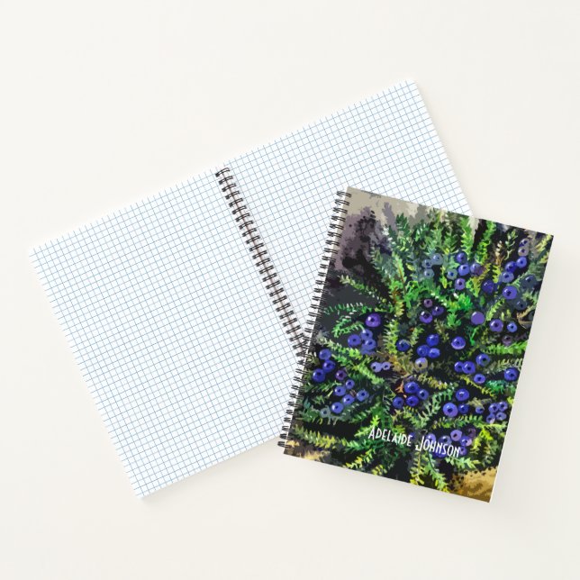 Blue berries notebook (Inside)